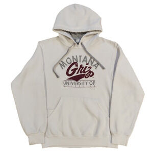 FRUIT of the Loom White UM Grizzlies Hoodie - Sweatshirt